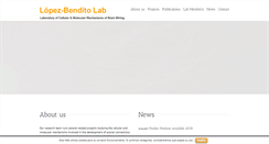 Desktop Screenshot of lopezbenditolab.com